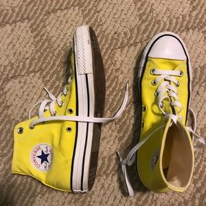 yellow converse